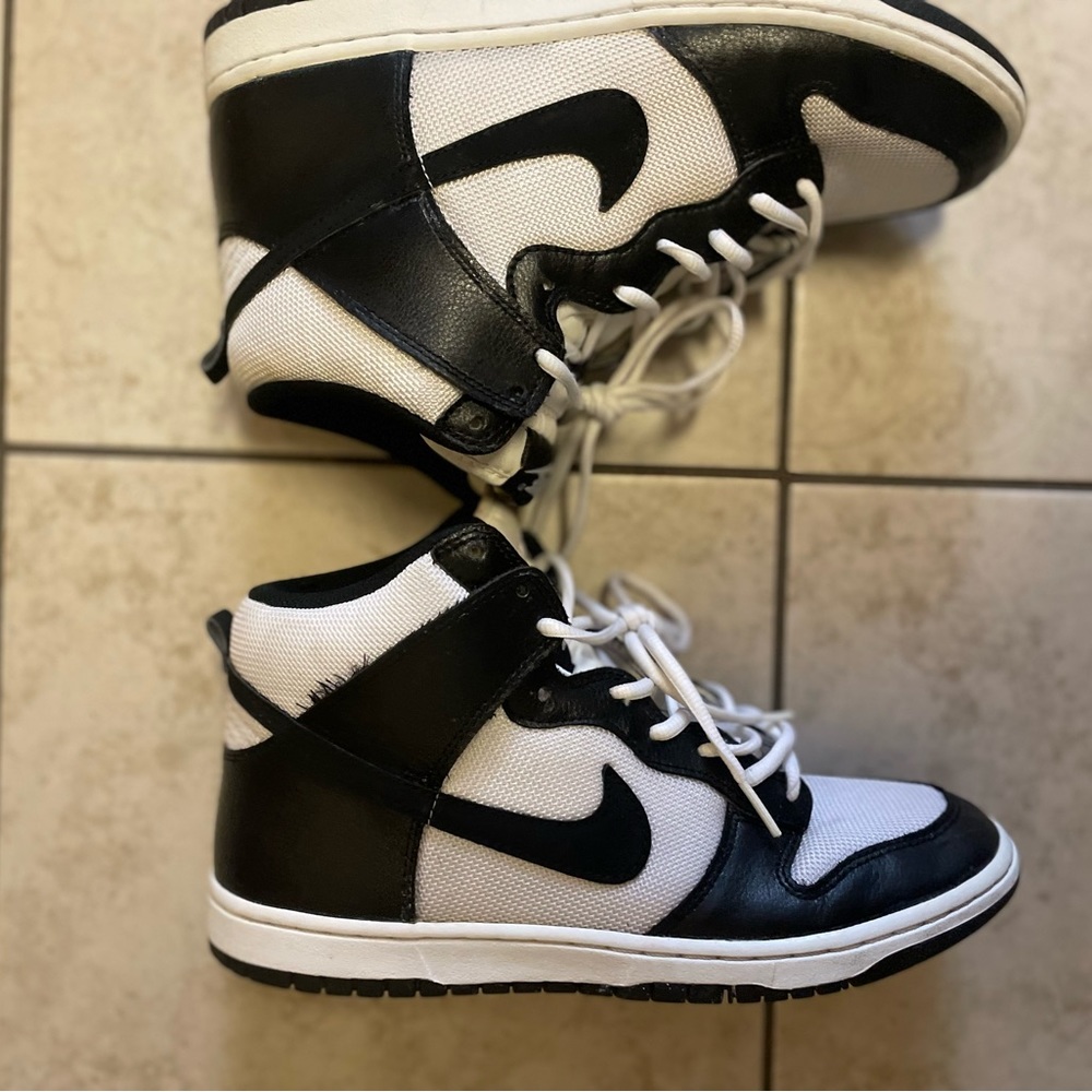 Nike dunk skinny 2014 black white womens